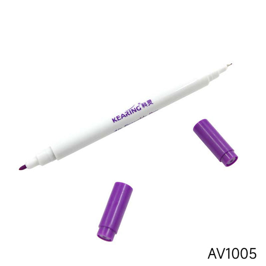 טוש סגול דו-צדדי נעלם