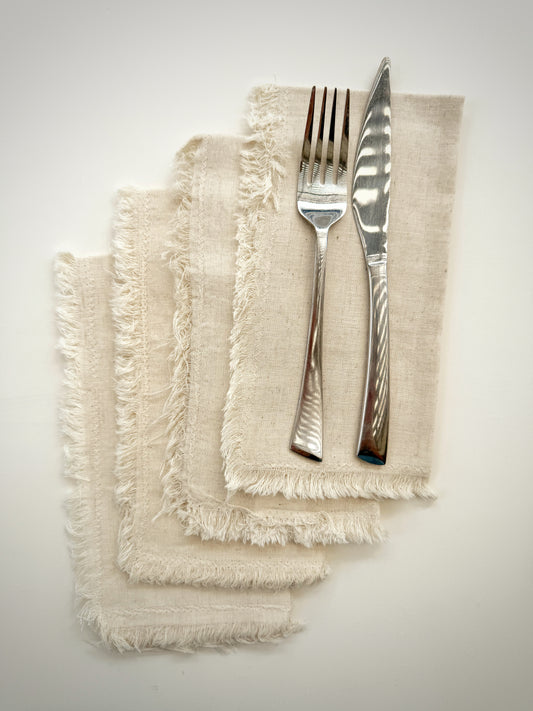 רביעיית מפיות לרקמה