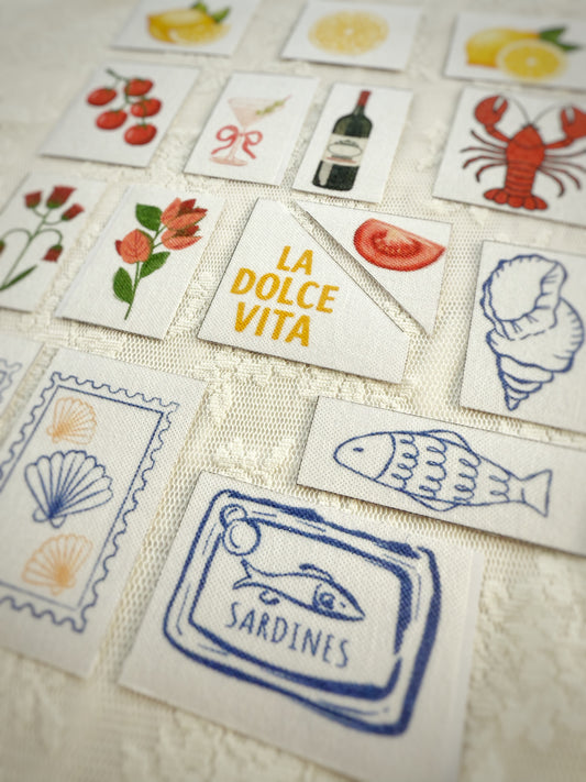 מדבקות רקמה - סרדיניה