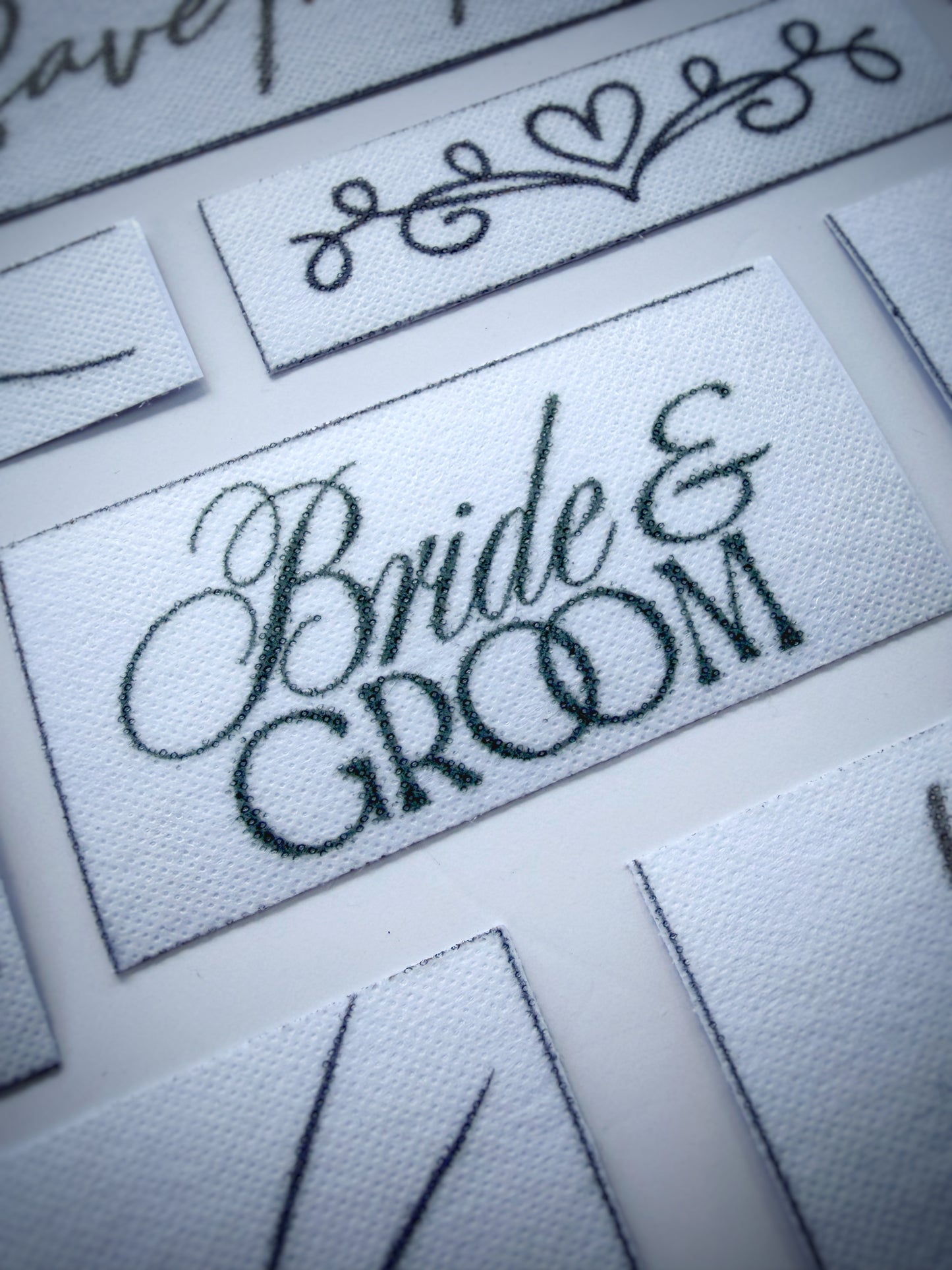 מדבקות רקמה - מארז חתונה