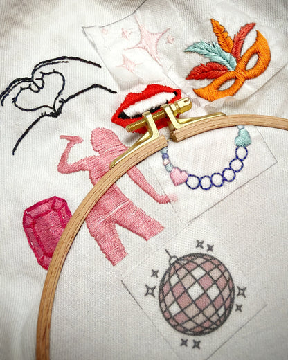 ערכת מדבקות רקמה - פופ סטאר