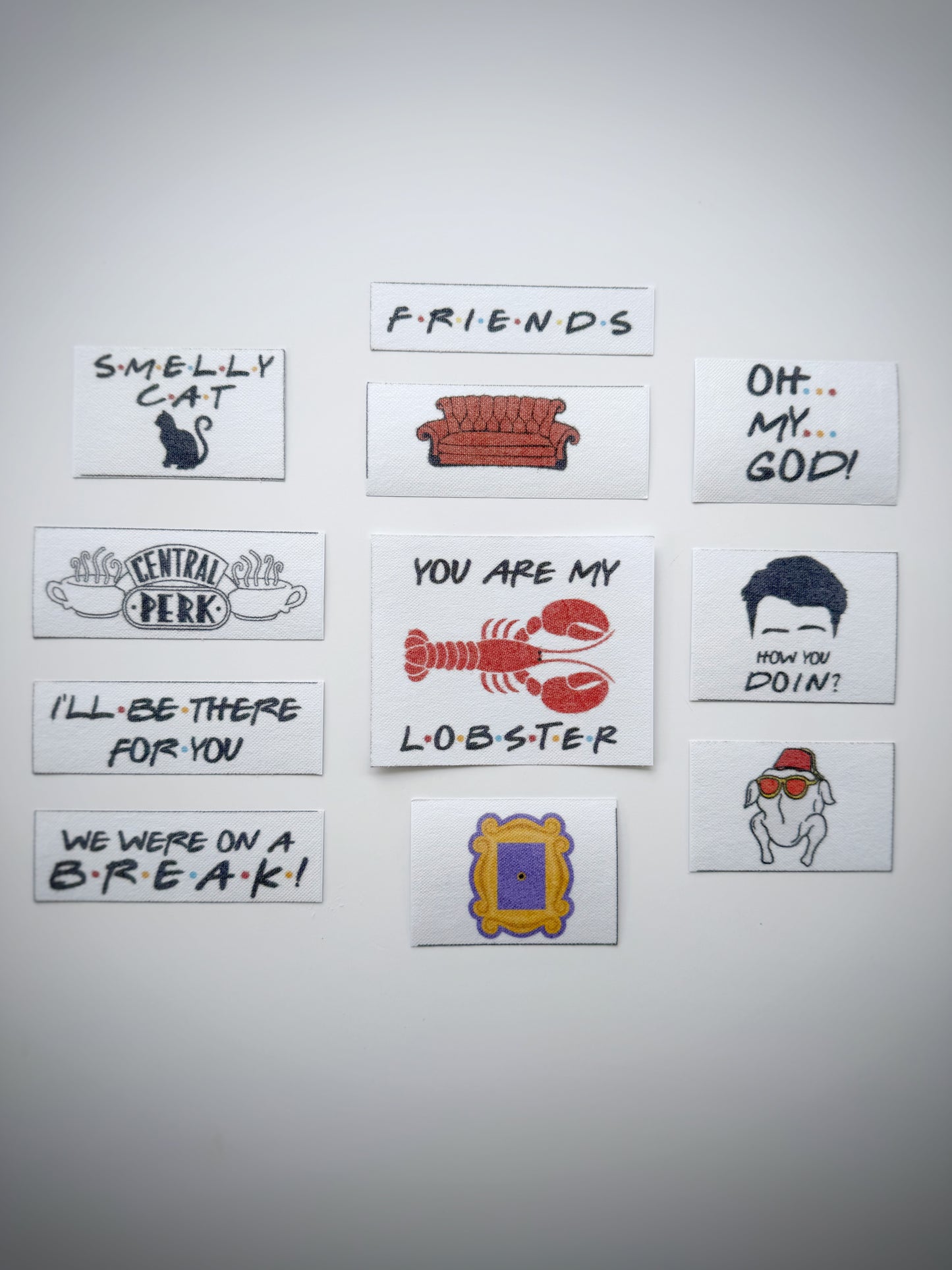 מדבקות רקמה - מארז חברים