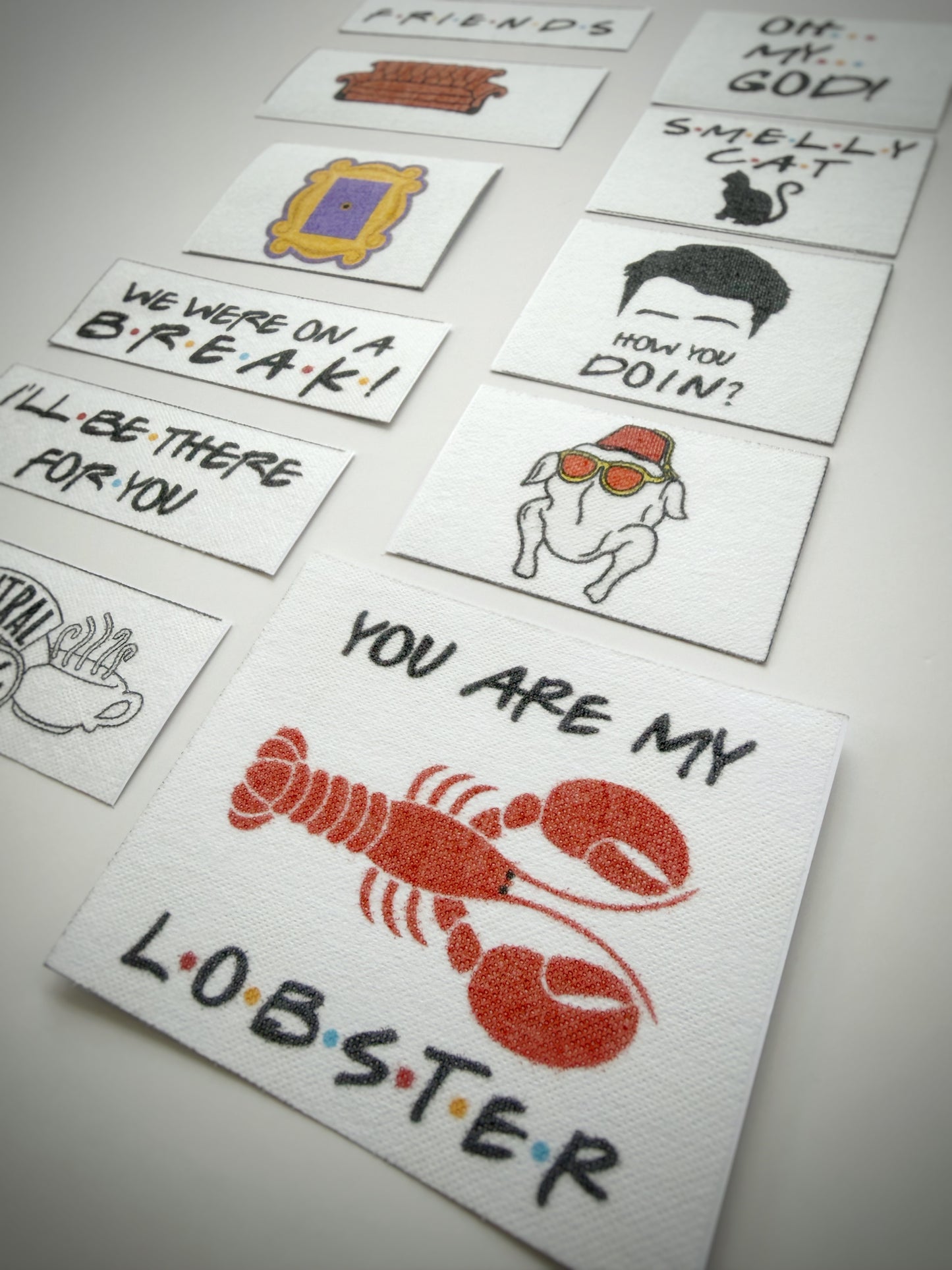 מדבקות רקמה - מארז חברים