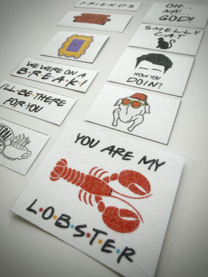 מדבקות רקמה - מארז חברים