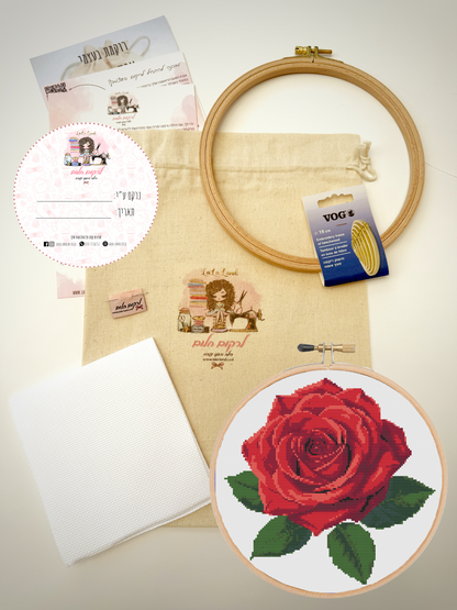 ערכת רקמת איקסים - בירת קייר