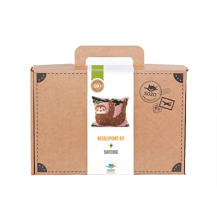 ערכת רקמה על כרית עצלן לילדים ולמתחילים