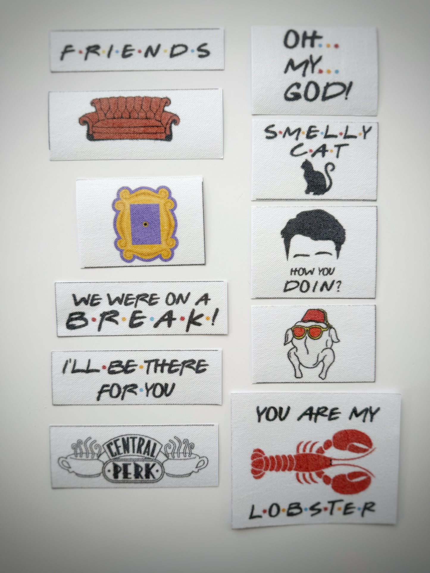 מדבקות רקמה - מארז חברים