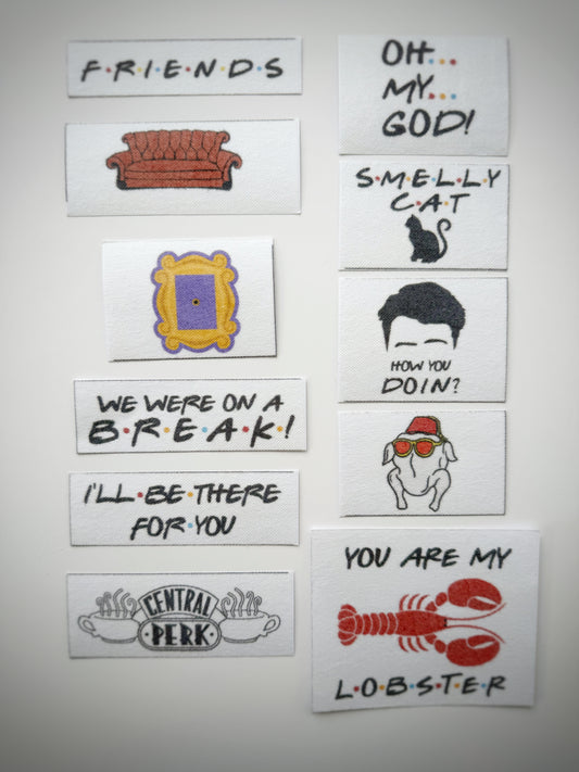 מדבקות רקמה - מארז חברים