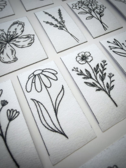 מדבקות רקמה - מארז פרחוני 2