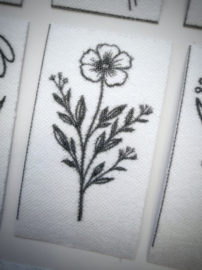 מדבקות רקמה - מארז פרחוני 2