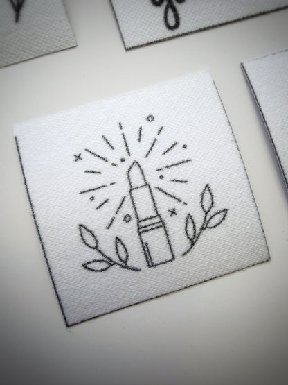 מדבקות רקמה - מארז איפור וטיפוח