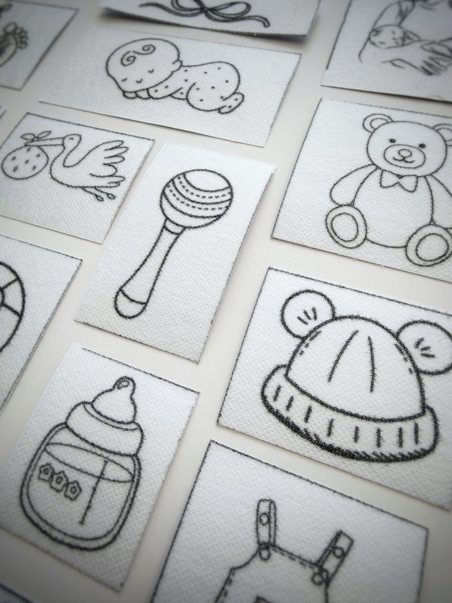 מדבקות רקמה - מארז תינוקי